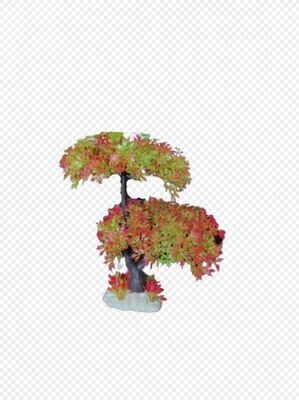 UD AQUARIUM Artificial Plastic Plants Decoration(Size 20*15*30 cm)Tree
