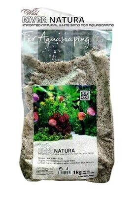 AQUATIC REMEDIES River Natura Imported Natural White Sand for Aquascaping (1 KG)