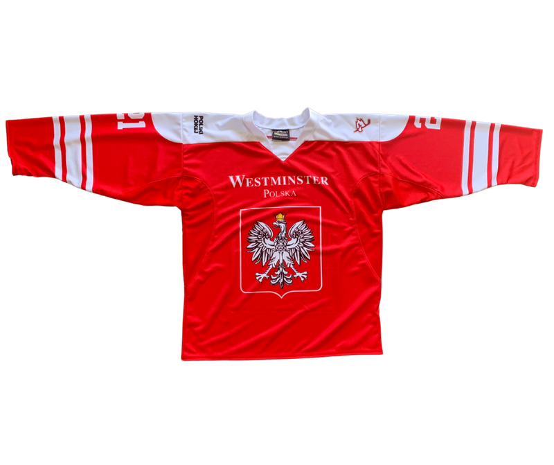 Bluza hokejowa czerwona, roz. M