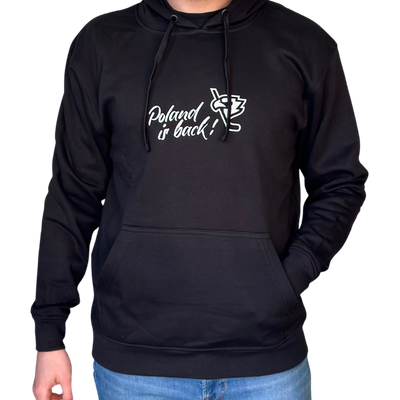 Bluza czarna POLAND IS BACK