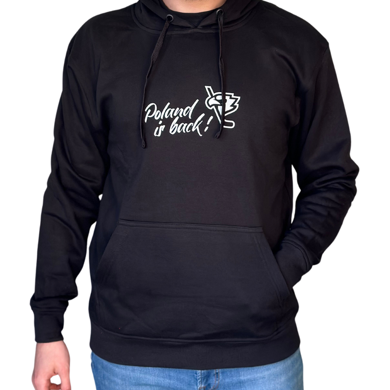 Bluza czarna POLAND IS BACK