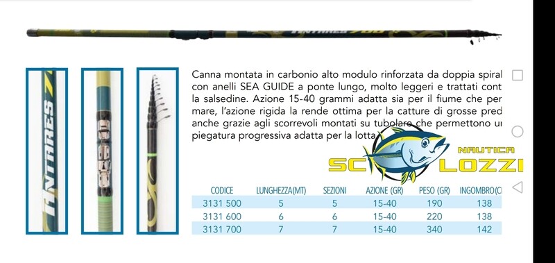 CANNA GLOBE FISHING ANTARES 500 c/ANELLI