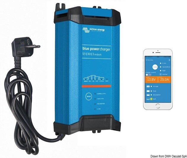 Caricabatterie VICTRON Bluesmart IP22 con connessione Bluetooth
