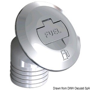 Tappo Fuel 50 mm inclinato