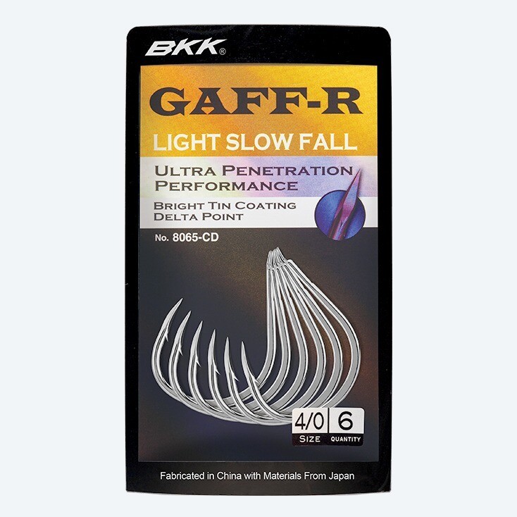 BKK GAFF-R LIGHT SLOW FALL  JIGGING HOOK