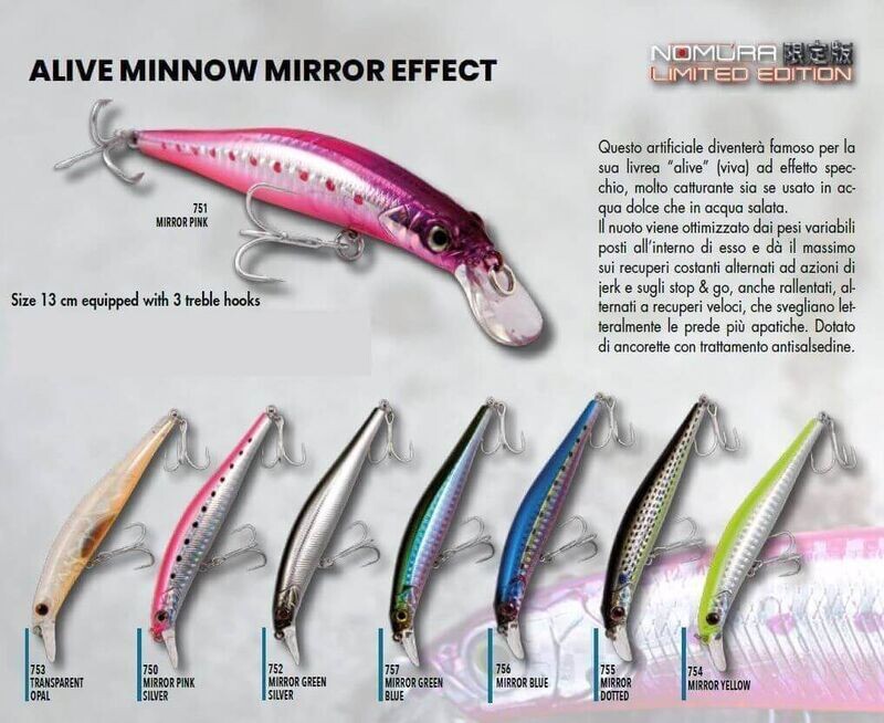 NOMURA ALIVE MINNOW 130SP
