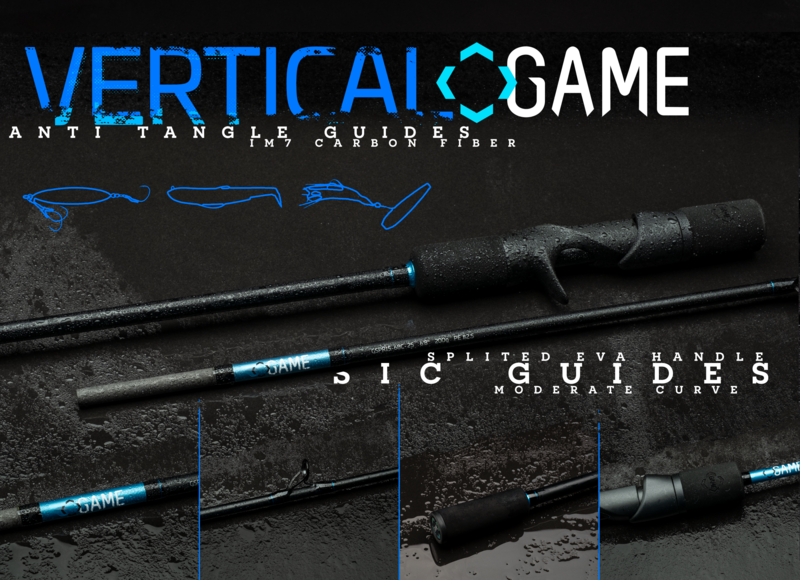 GAME SALTWATER VERTICAL RODS 200gr