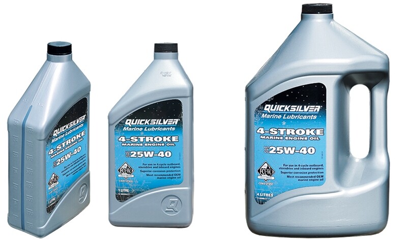 OLIO QUICKSILVER 25W-40 4 TEMPI