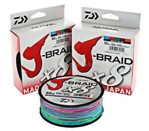 DAIWA J-BRAID X8 mt 300 multicolor