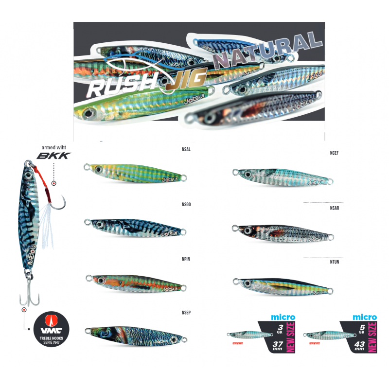 JATSUI RUSH JIG NATURAL MIS.30GR