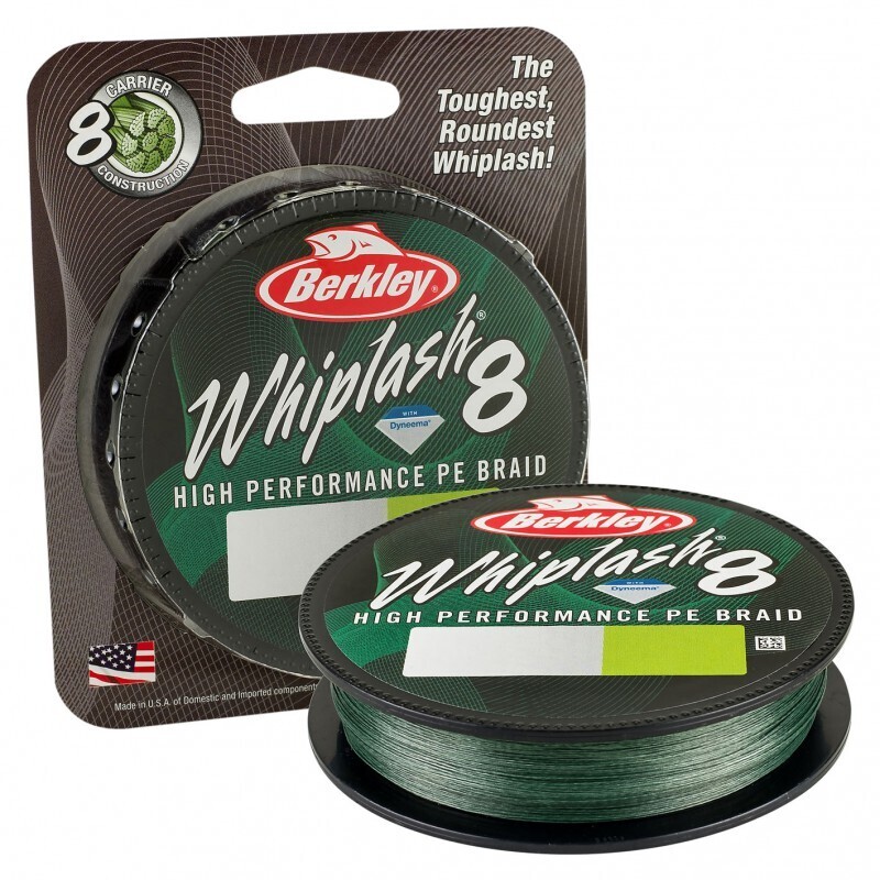 BERKLEY WHIPLASH 8 MOSS GREEN 300MT