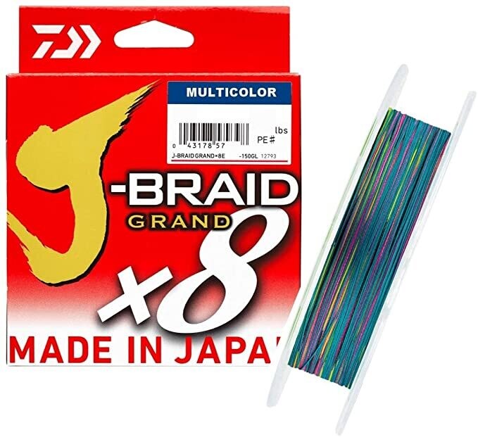 DAIWA J-BRAID GRAND 500mt MULTICOLOR