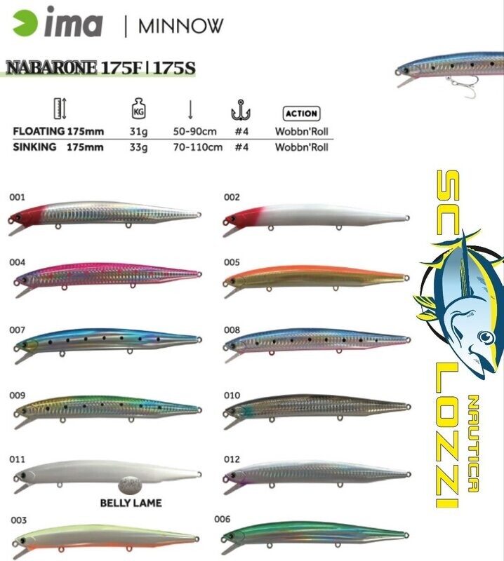 IMA NABARONE 175F FLOATING 31gr