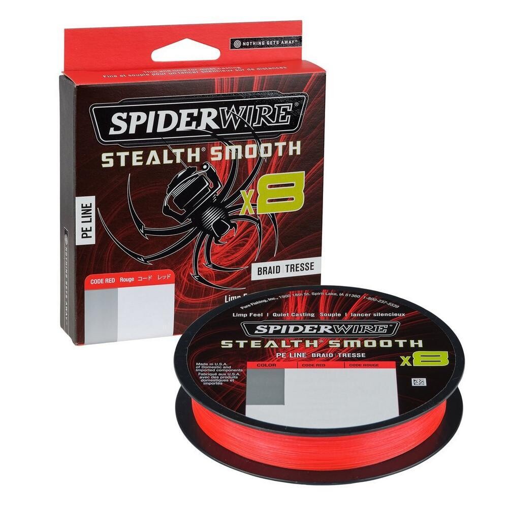 SPIDERWIRE STEALTH SMOOTH x8 mt 300 code red