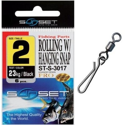 SUNSET ROLLING W/ HANGING SNAP ST-S-3017- P