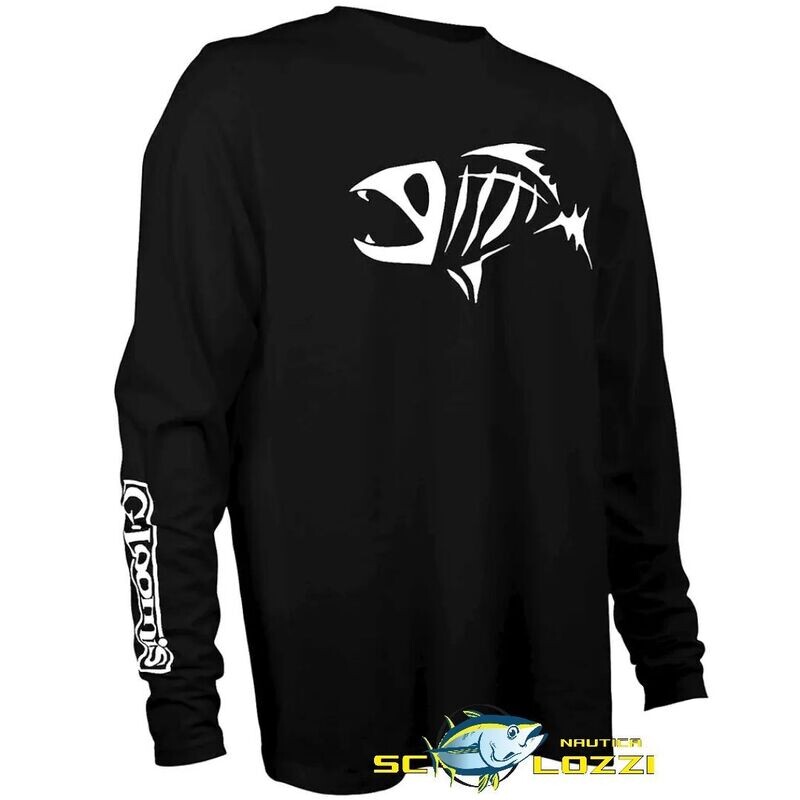 G.LOOMIS LONG SLEEVE COTTON TEE BLACK