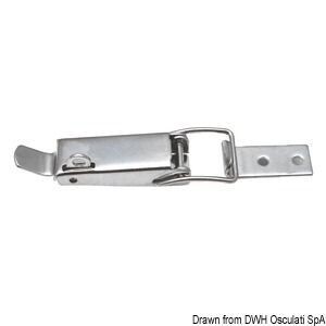 Chiusura inox a leva 102 mm