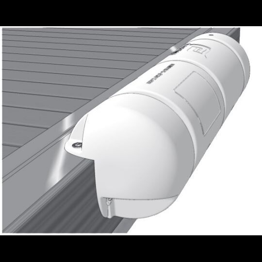 BUMPER DRITTO BIANCO Ø CM. 25 X 90