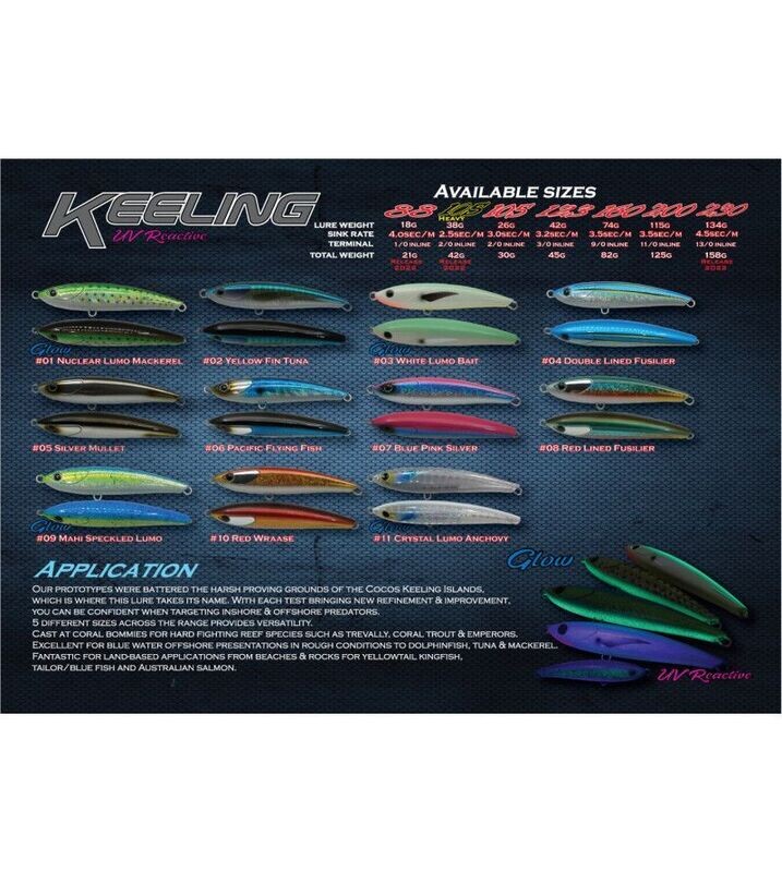 OCEAN'S LEGACY Keeling Lure - Size 123 45gr