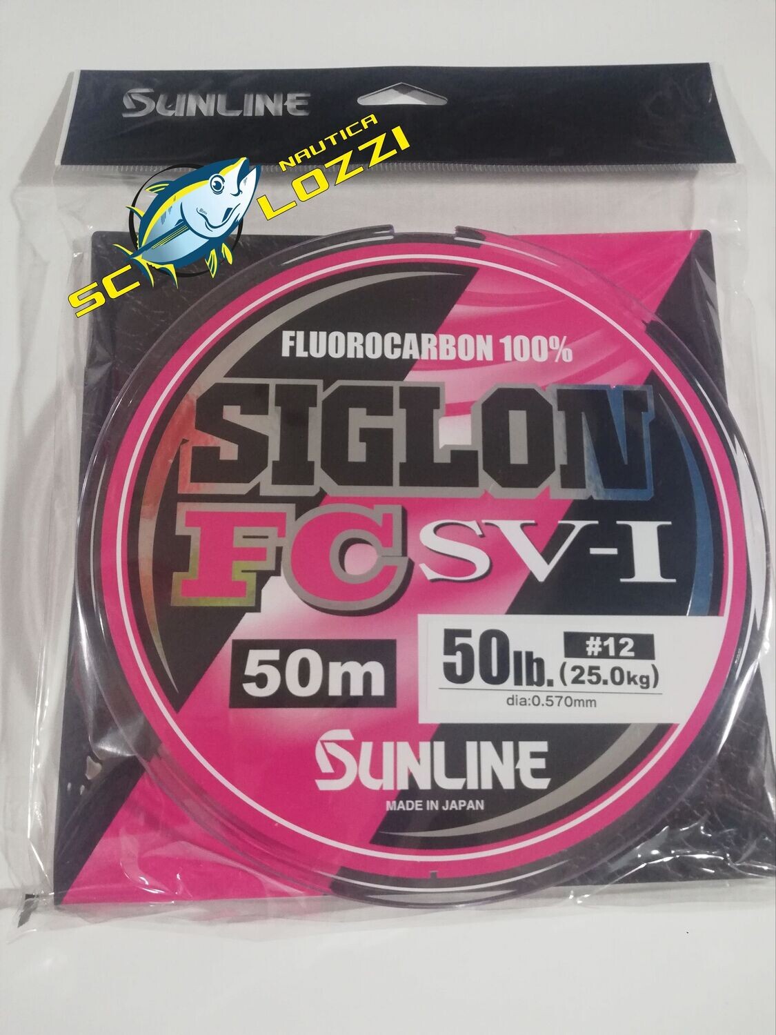 SUNLINE TORNADO FC SV-1 50mt, DIAMETRO: 0.52mm- 40lb (20kg)