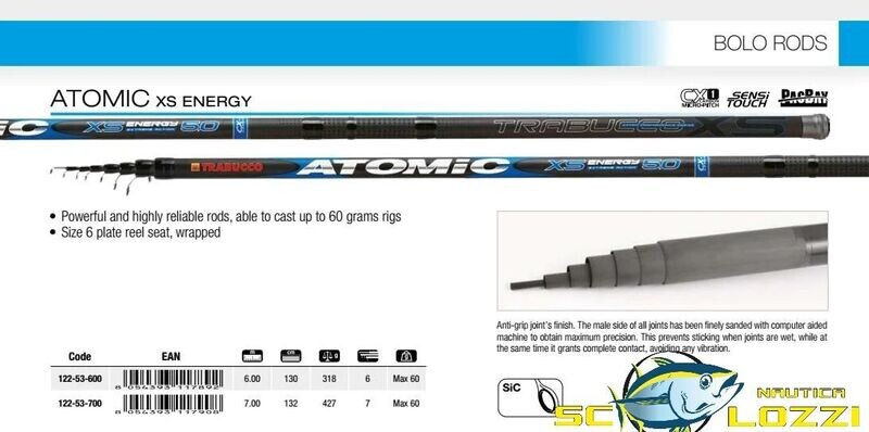 TRABUCCO ATOMIC XS ENERGY 7007