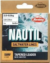 Berkley Nautil Surf Shock Leader 5x15 mt