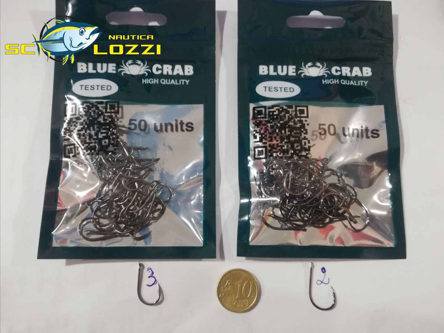 BLUE CRAB CHINU HOOK- confezione da 50pz