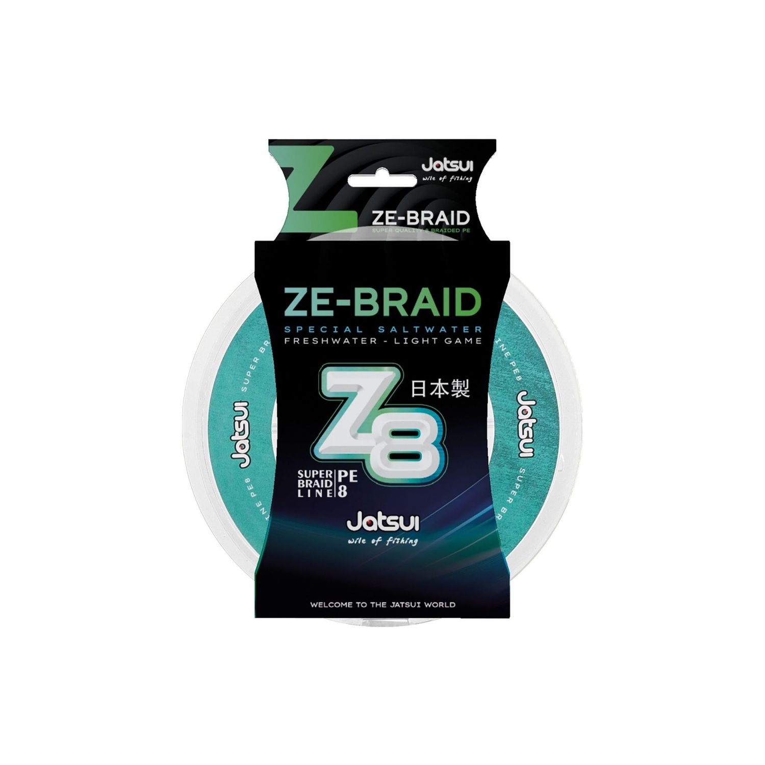 JATSUI ZE-BRAID X8 500 mt GREEN