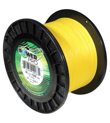 PowerPro Trecciato Lenze 1370m 0.41mm 40kg Hi-Vis Yellow