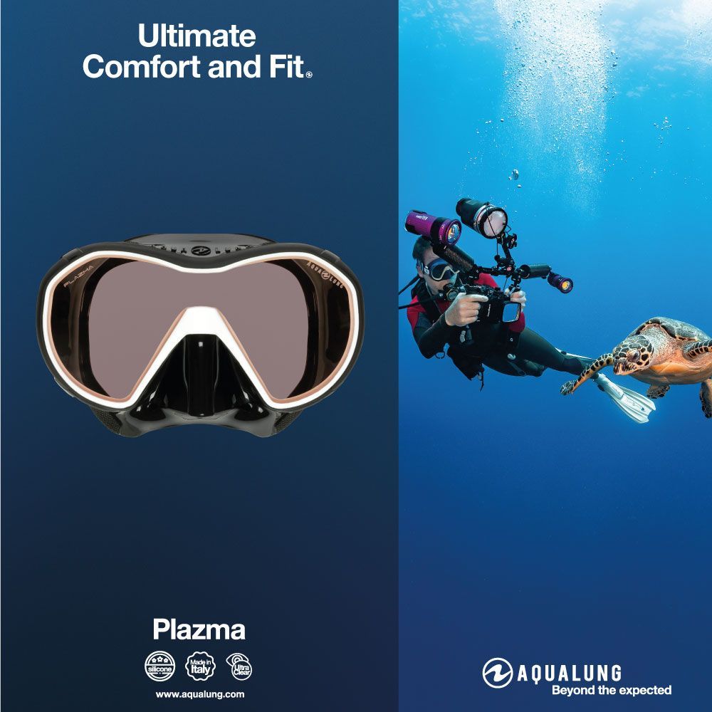 MASCHERA AQUALUNG  PLAZMA DARK OLIVE