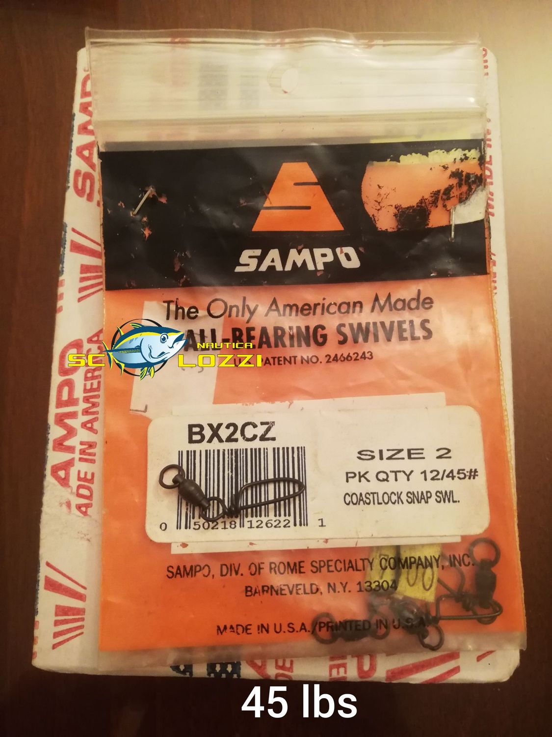 GIRELLA SAMPO COASTLOCK SNAP 45lb
