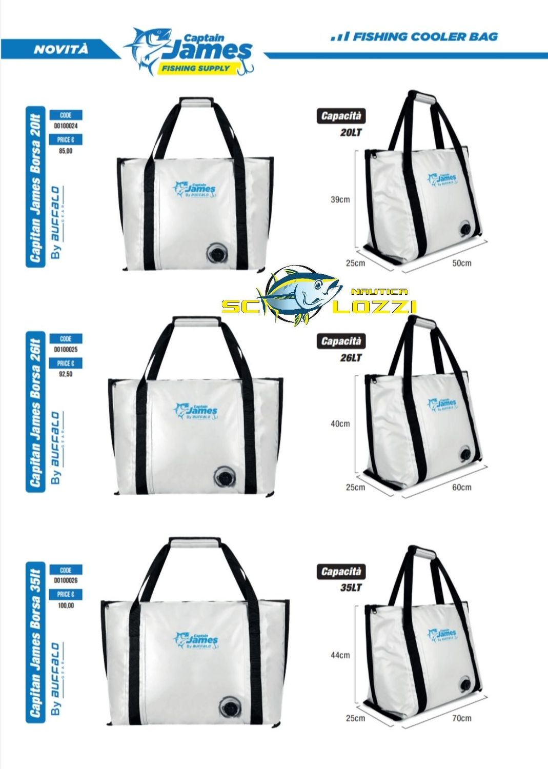 CAPTAIN JAMES BORSA BUFFALO TERMICA