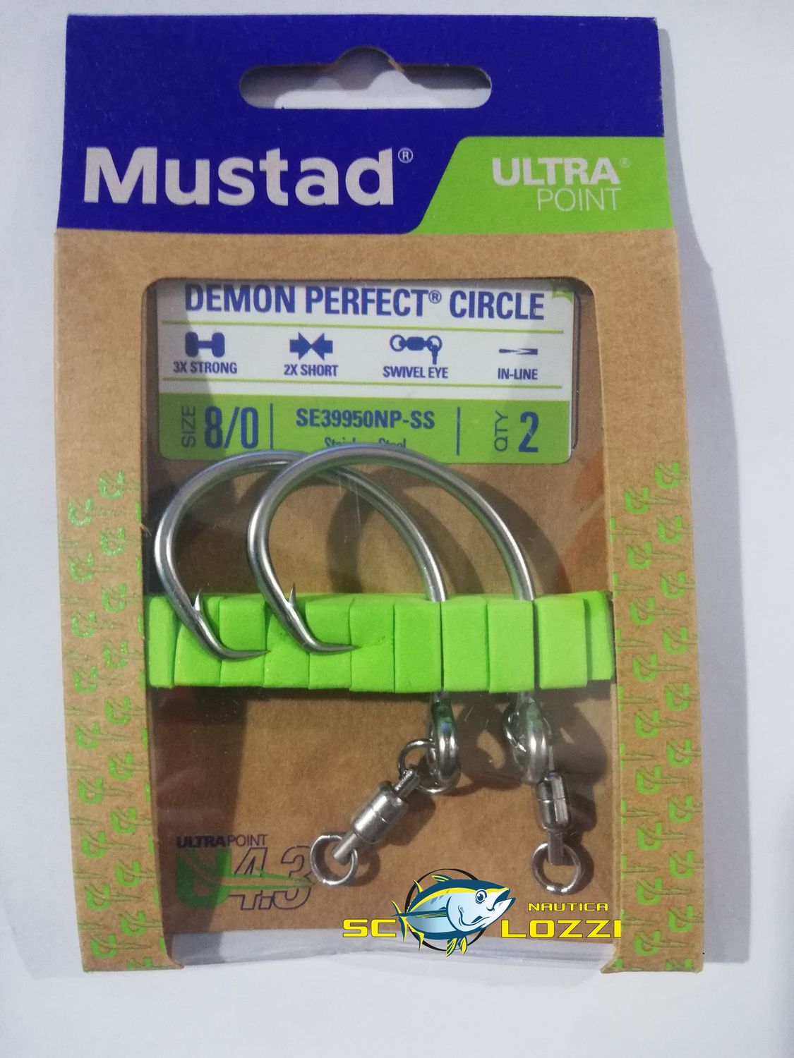 MUSTAD DEMON PERFECT TUNA CIRCLE PLUS SWIVEL