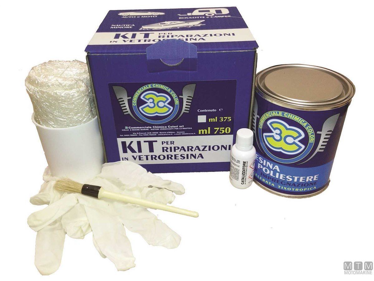 KIT VETRORESINA ML. 375