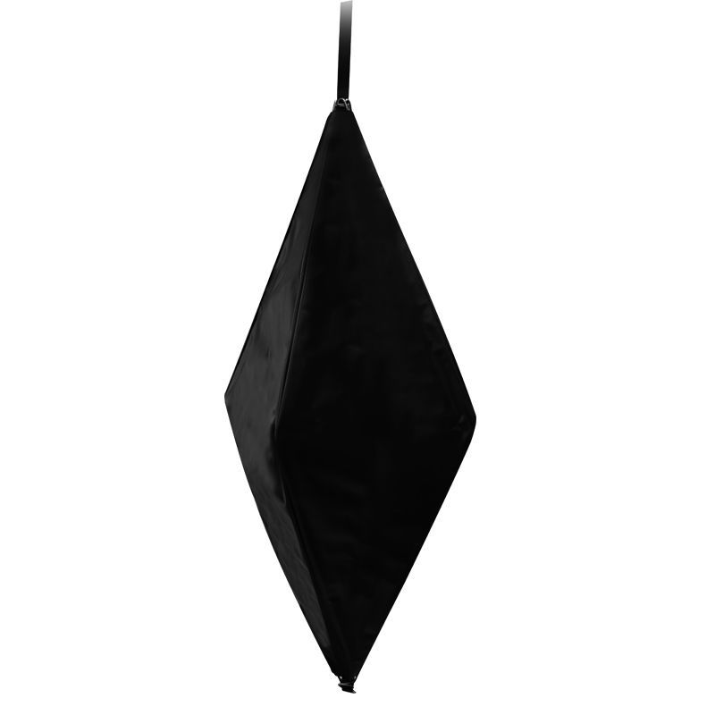 LALIZAS Cono di segnalazione, dimensioni 1200x600mm, nero