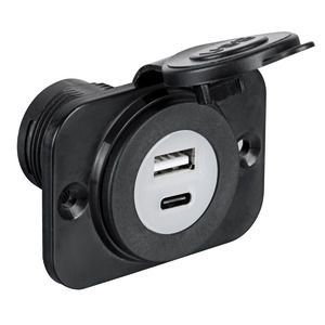 Presa incasso doppia USB Type-A + Type-C