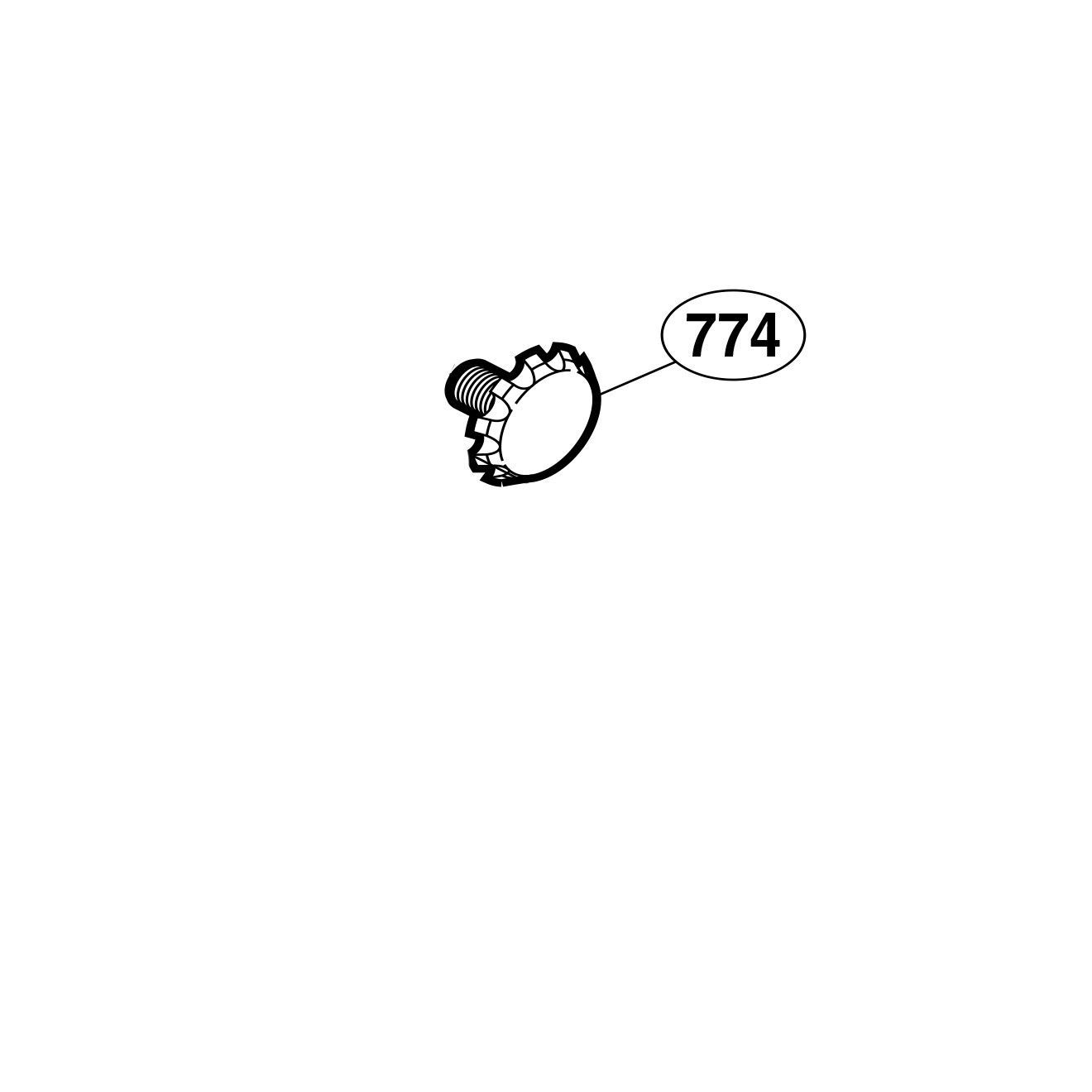 HANDLE BOLT-TGT0774