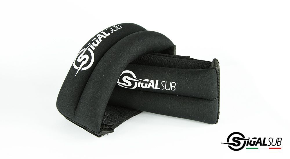 SIGALSUB Cavigliere nere (coppia) gr.500
