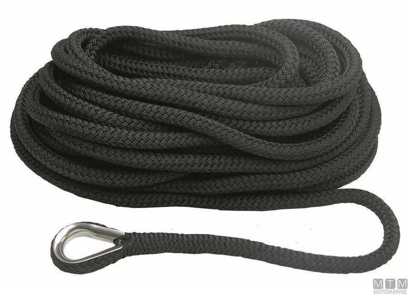 TRECCIA MOORING NERA CON REDANCIA