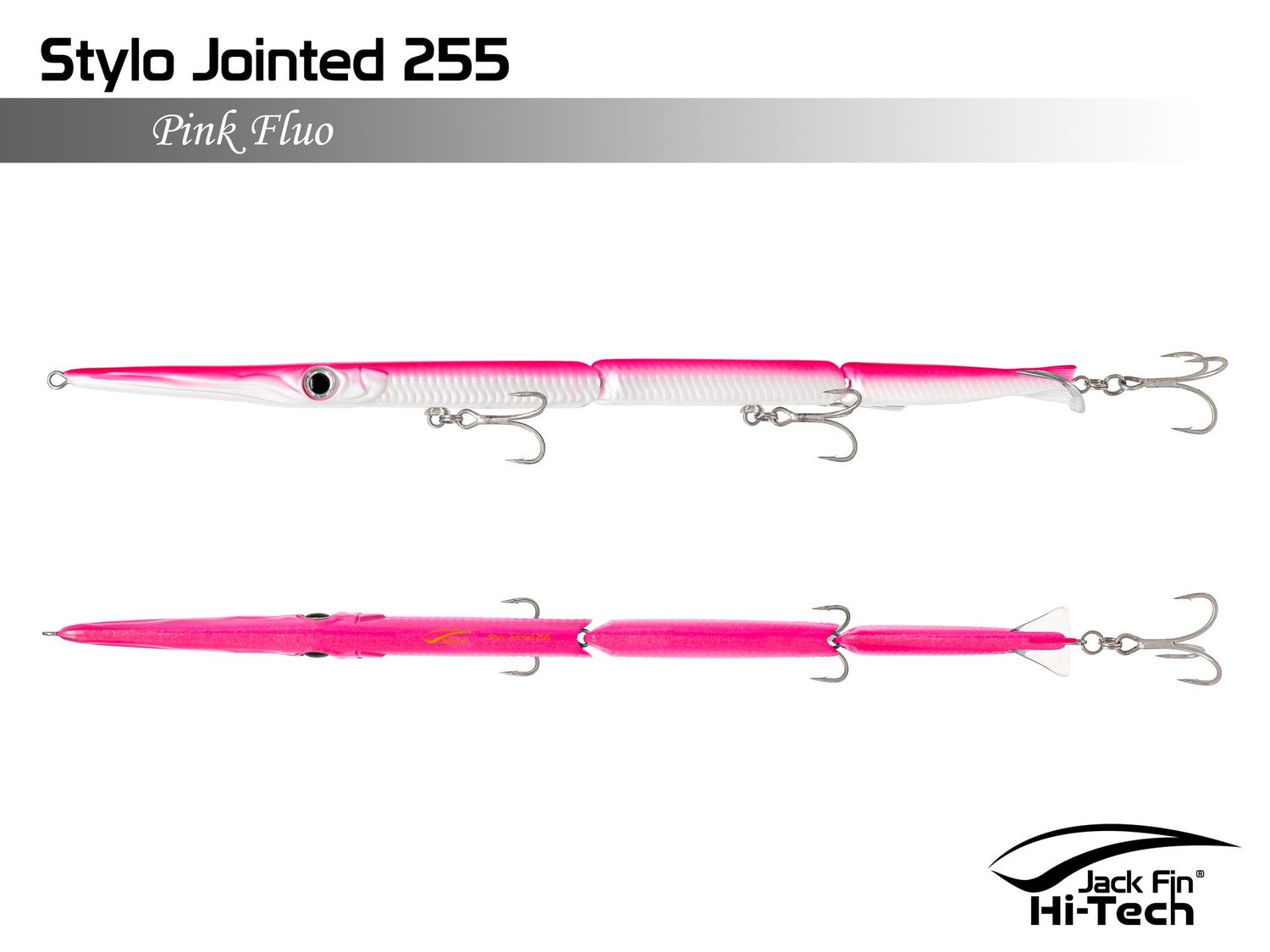 STYLO JOINTED 255 - JACKFIN STYLO JOINTED 255 - JACKFIN, COLORAZIONI:: PINK FLUO