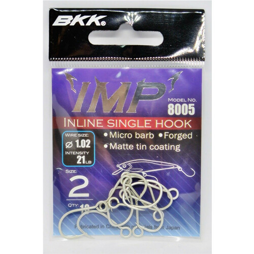 BKK INLINE SINGLE HOOK BKK INLINE SINGLE HOOK, BKK INLINE SINGLE HOOK: 1