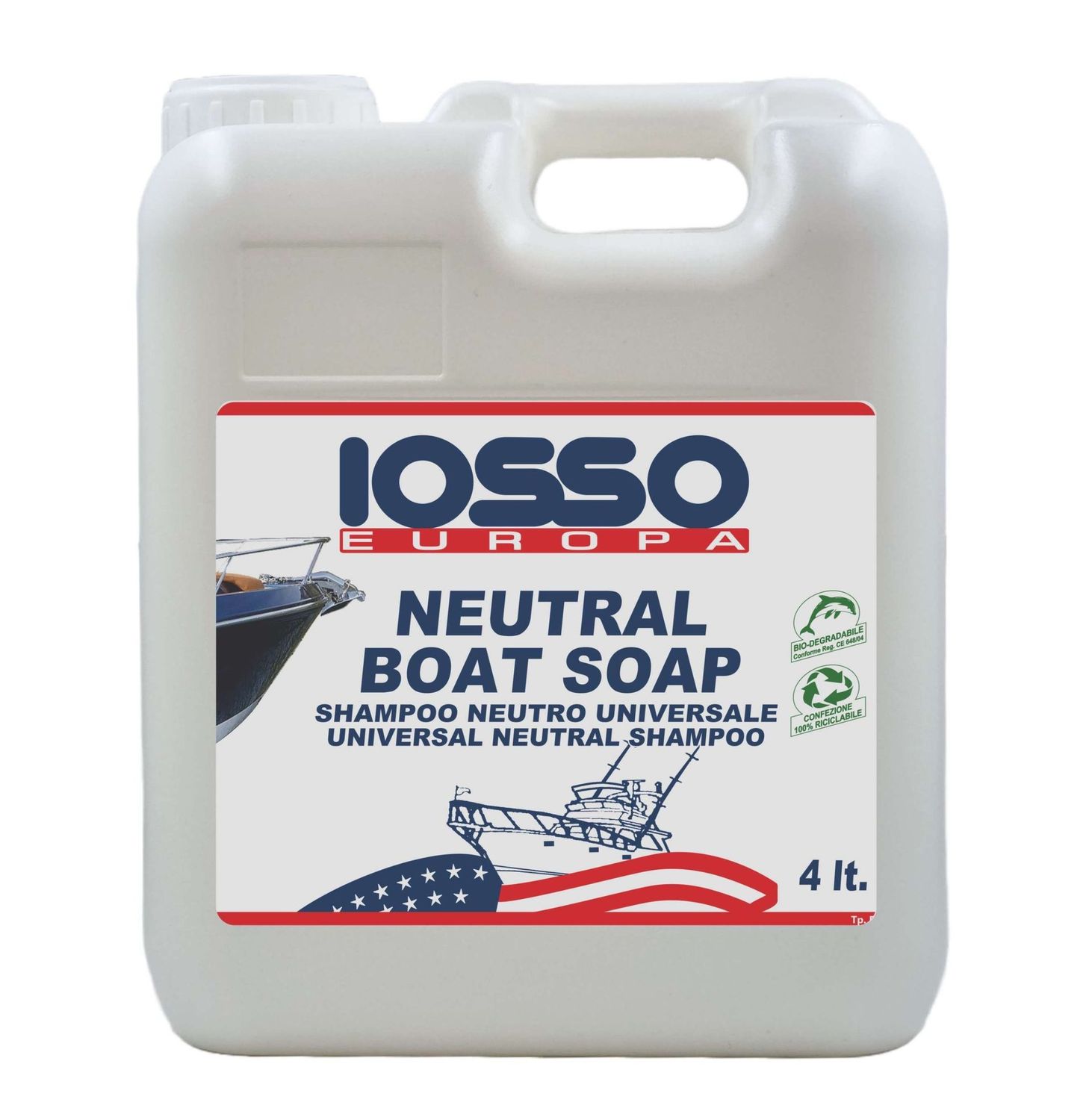 IOSSO EUROPA NEUTRAL BOAT SOAP conf. da lt.4 IOSSO EUROPA NEUTRAL BOAT SOAP conf. da lt.4