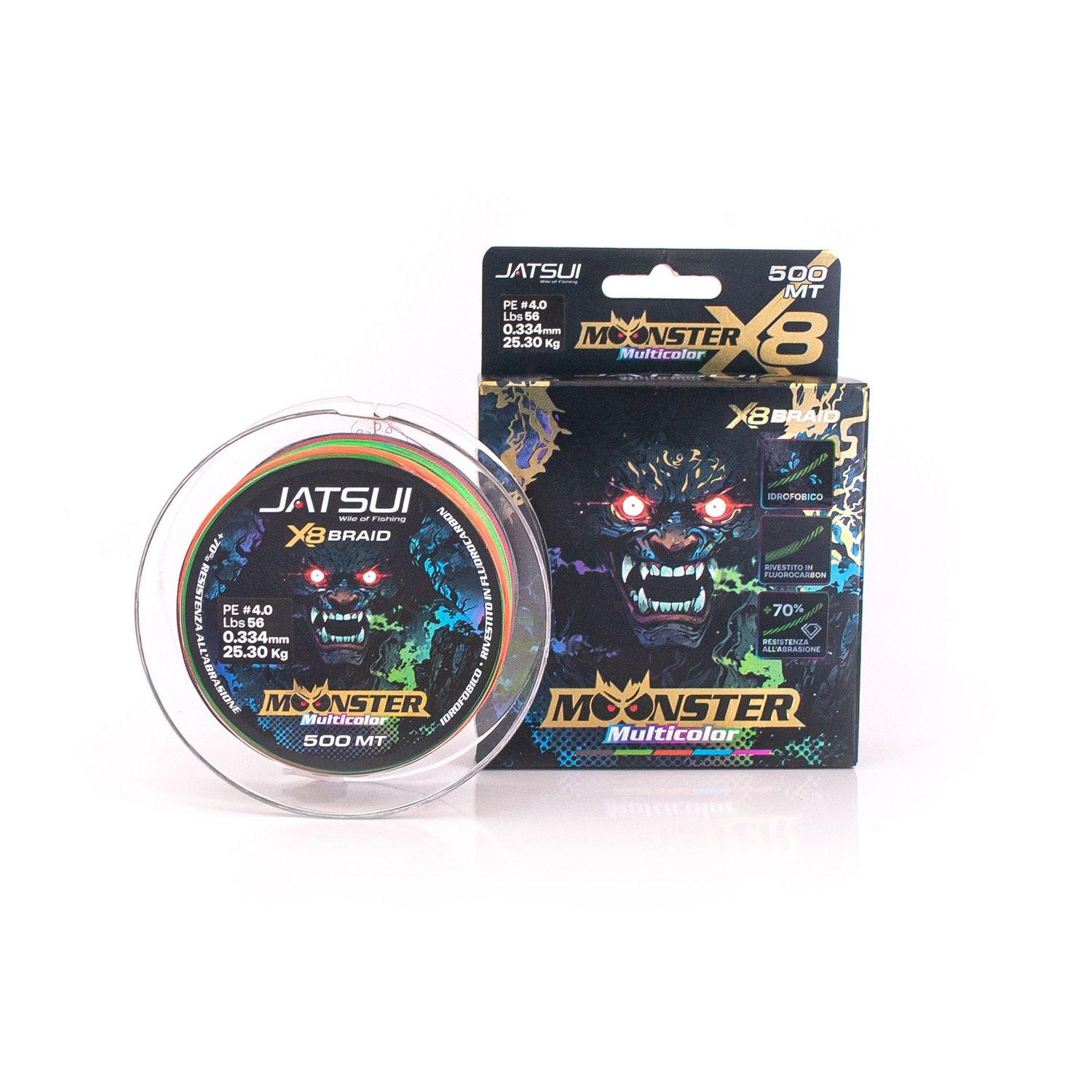 JATSUI MOONSTER BRAID MULTICOLOR 300MT