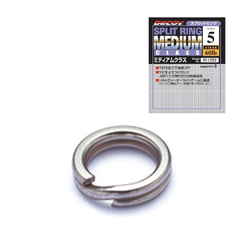 DECOY R-3 SPLIT RING MEDIUM CLASS SILVER