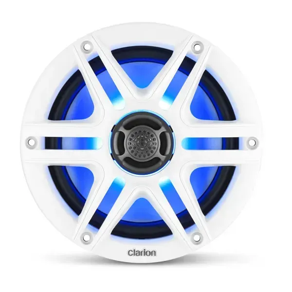 CLARION casse stereo nautiche CMS-651RGB-SWB con LED RGB