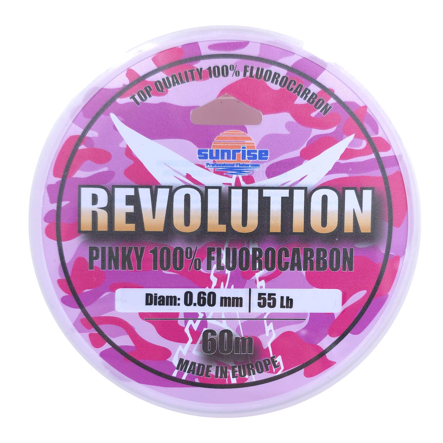 SUNRISE REVOLUTION PINKY 100% FLUOROCARBON 60 mt