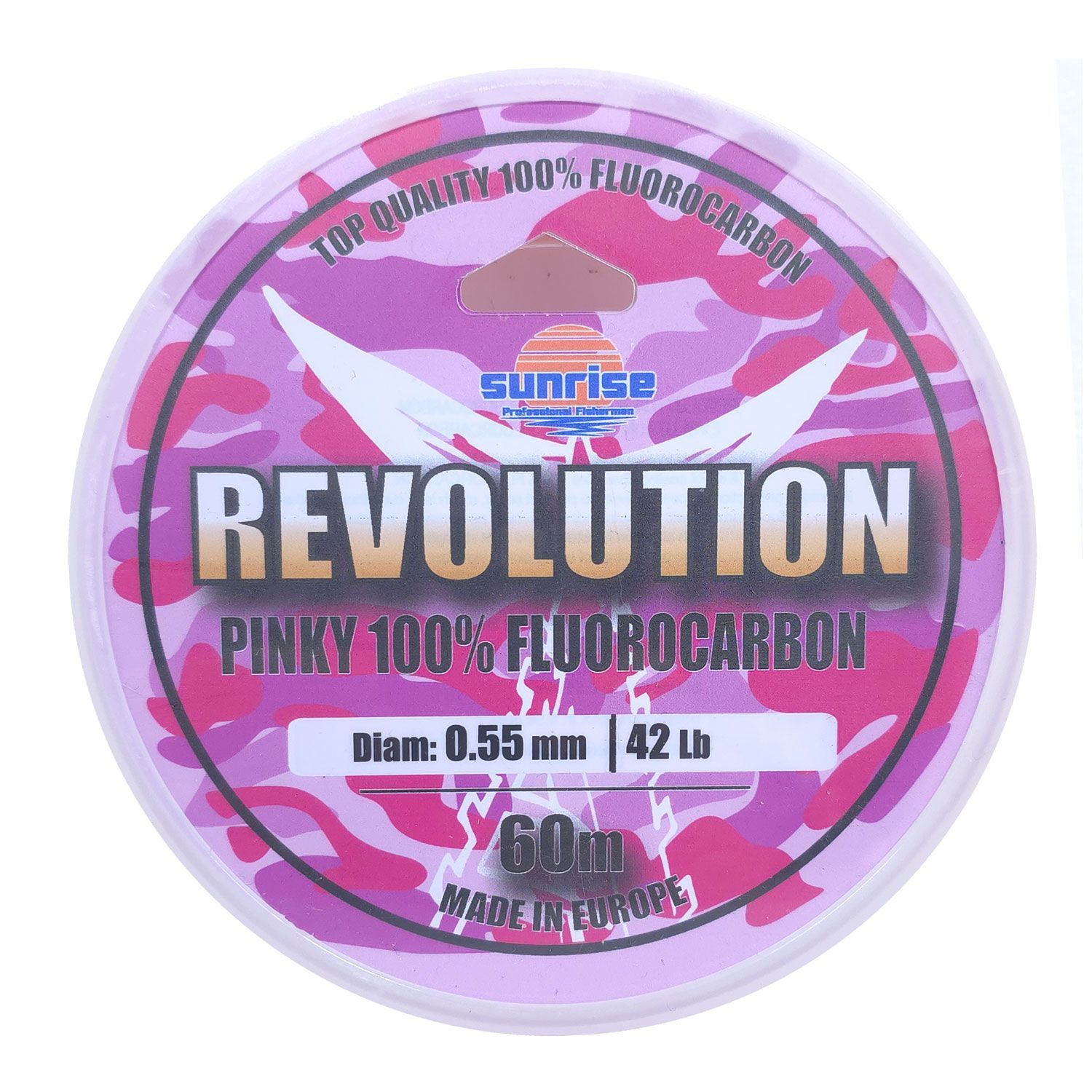 SUNRISE REVOLUTION PINKY 100% FLUOROCARBON 60 mt