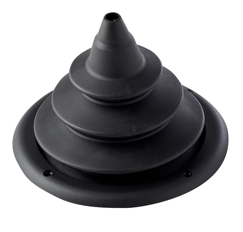 Passacavo grande nero Ø 152 mm