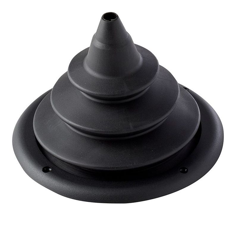Passacavo grande nero Ø 152 mm