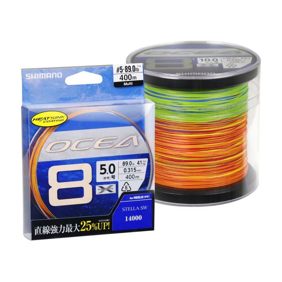SHIMANO 8 OCEA BRAID 400 mt